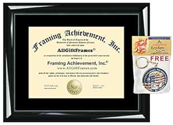 新品 - 卒業証明書とフォトフレーム（ロンドン大学から購入） UA) アクロン大学卒業証書/学位フレーム無垢材カスタマイズ